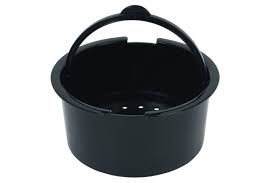 Black steam basket