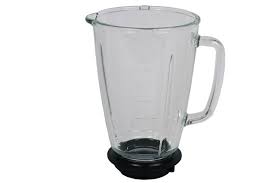 Glass blender bowl
