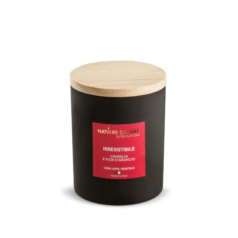 Irresistible natural scented candle - Vanilla and Orange Blossom 200 gr - Leiè collection
