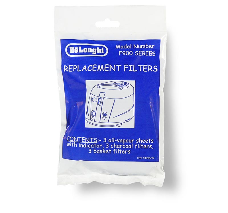 Pack of 3 Oil Filters + 3 Steam + 3 Smell