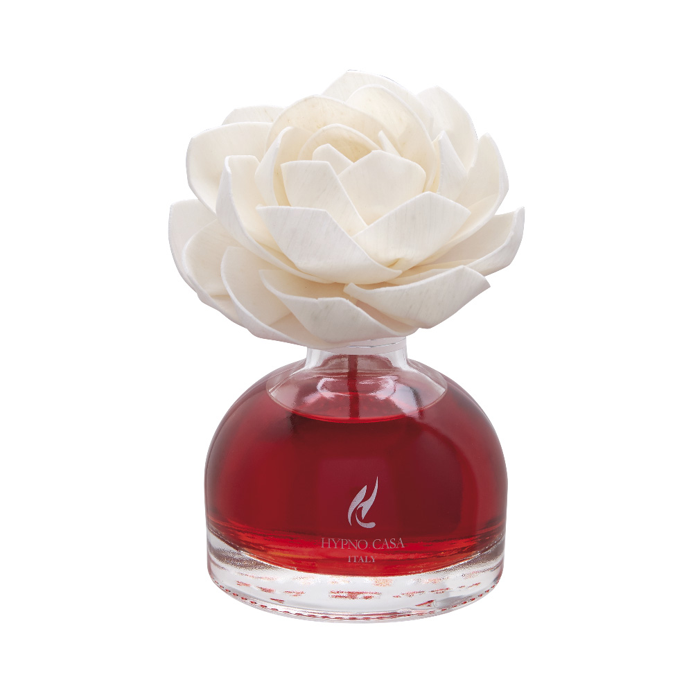 Air freshener with flower 100 ml Rosso Divino