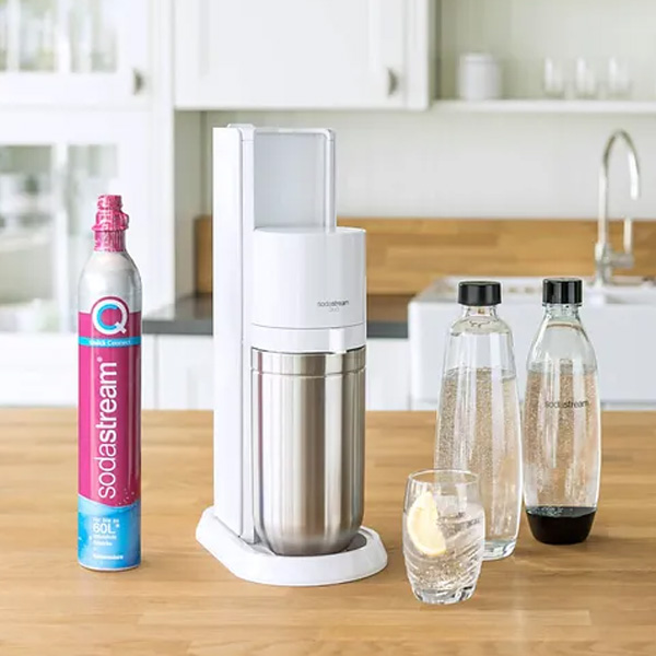SodaStream Duo White with Two Bottles