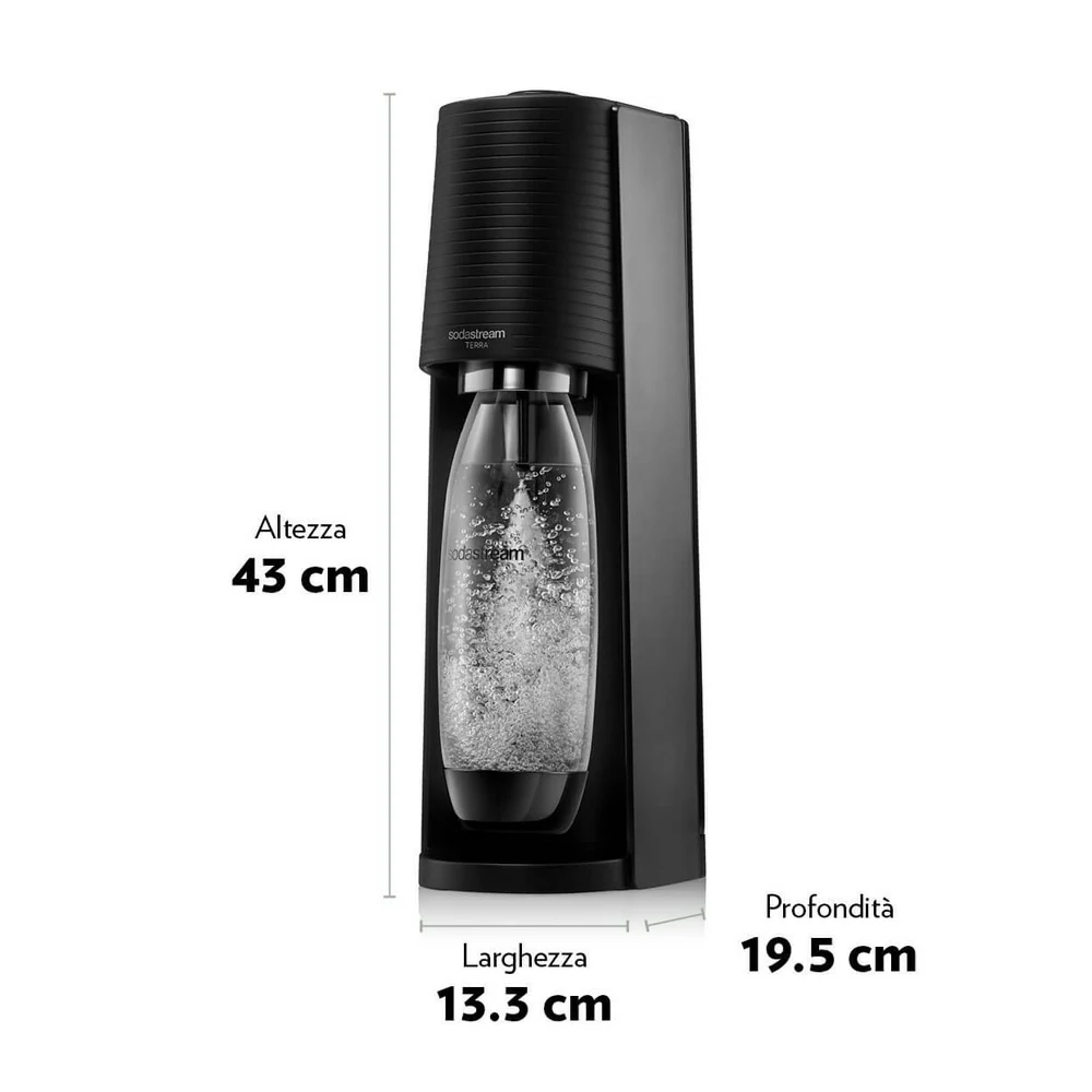 Sodastream Terra black carbonator