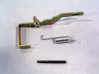 LEVER WITH SPRING AND PIN
