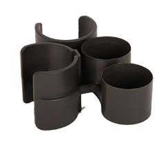 Grey accessory holder