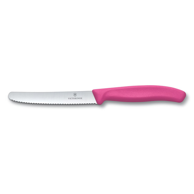 Pink corrugated table knife - Victorinox Swissclassic