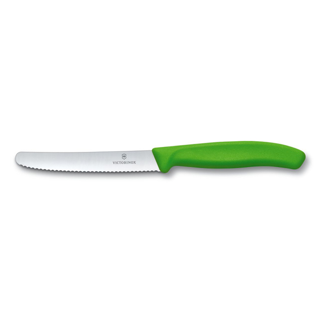 Green corrugated table knife - Victorinox Swissclassic