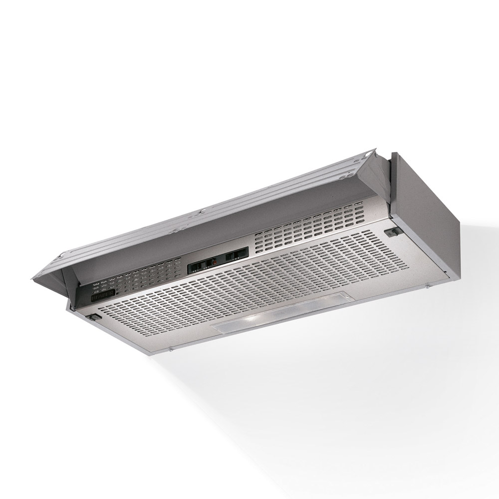 Faber 152 built-in under-wall kitchen hood 90 cm gray