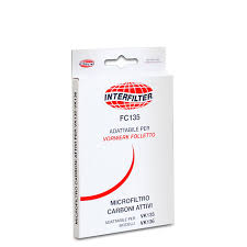 Activated carbon microfilter for Folletto VK 135 - VK 136