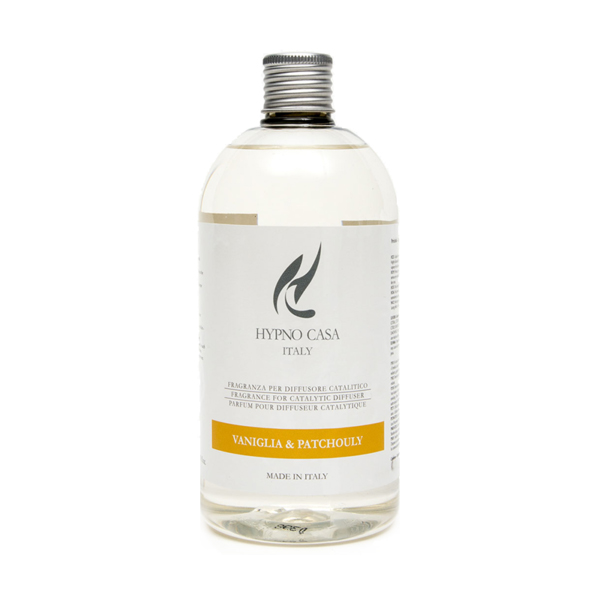 500 ml Vanilla and Patchouly catalytic lamp refill.