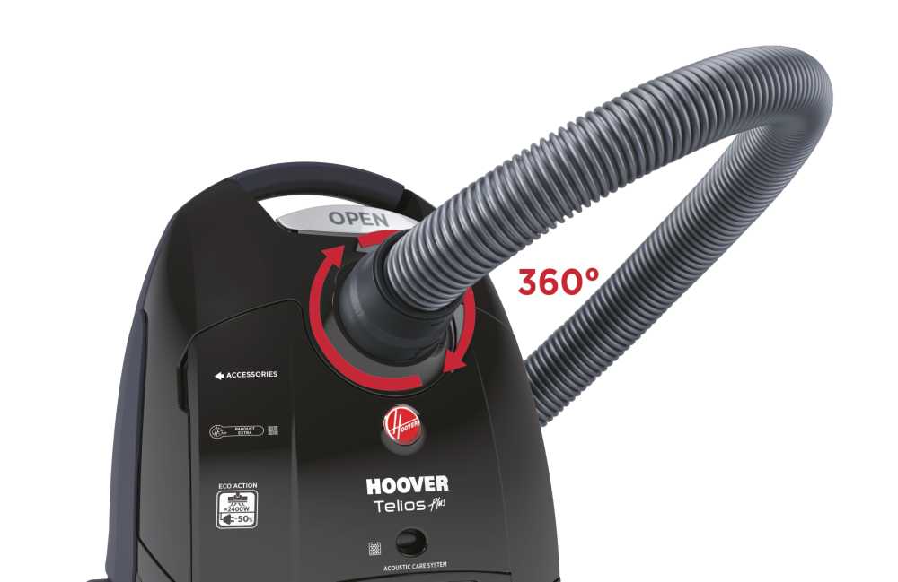 Hoover Telios Plus bagged tow vacuum