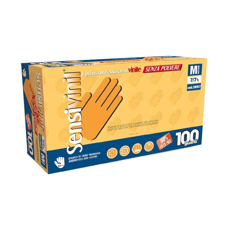 Sensivinil disposable vinyl gloves size XL