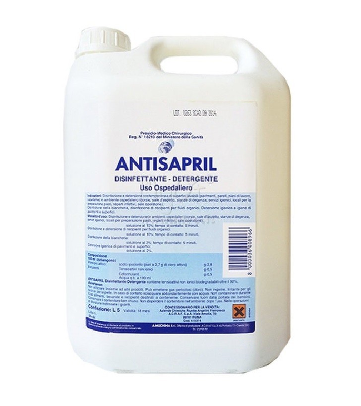 Antisapril Disinfectant Cleaner 5 Lt.
