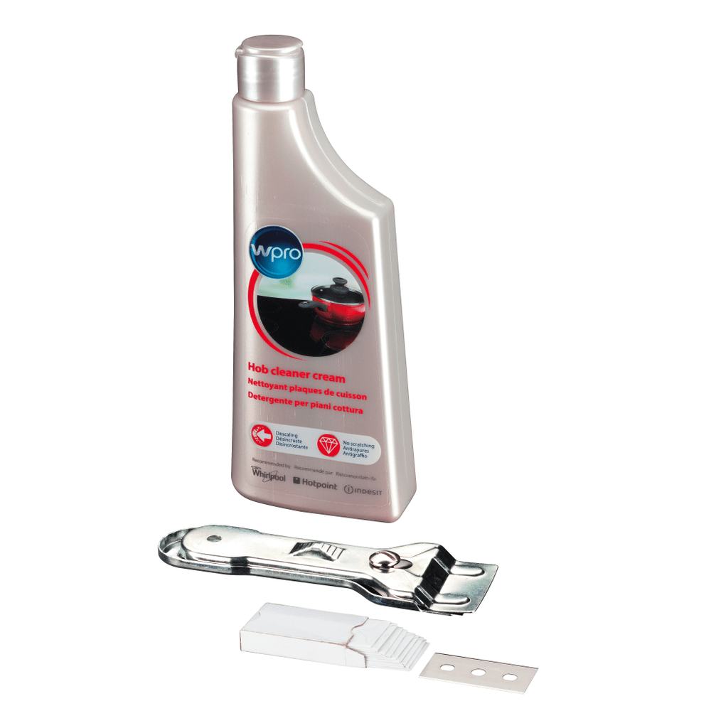  Cleaning kit for glass ceramic and induction hobs