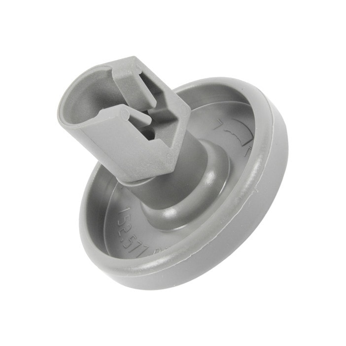 Dishwasher lower basket wheel kit