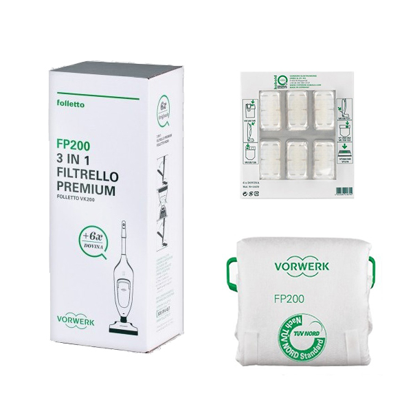6 vacuum bags and 6 Dovina for vacuum cleaner VK200 VK220 VK220S