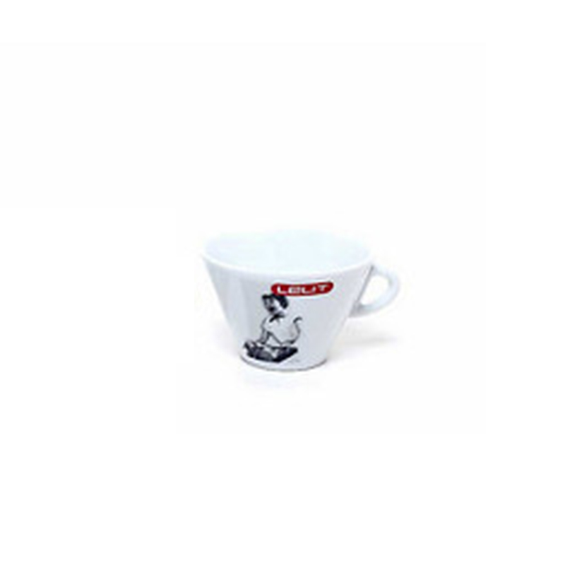 PL303 Lelit - pack of 6 porcelain latte cups and saucers - 270 cl