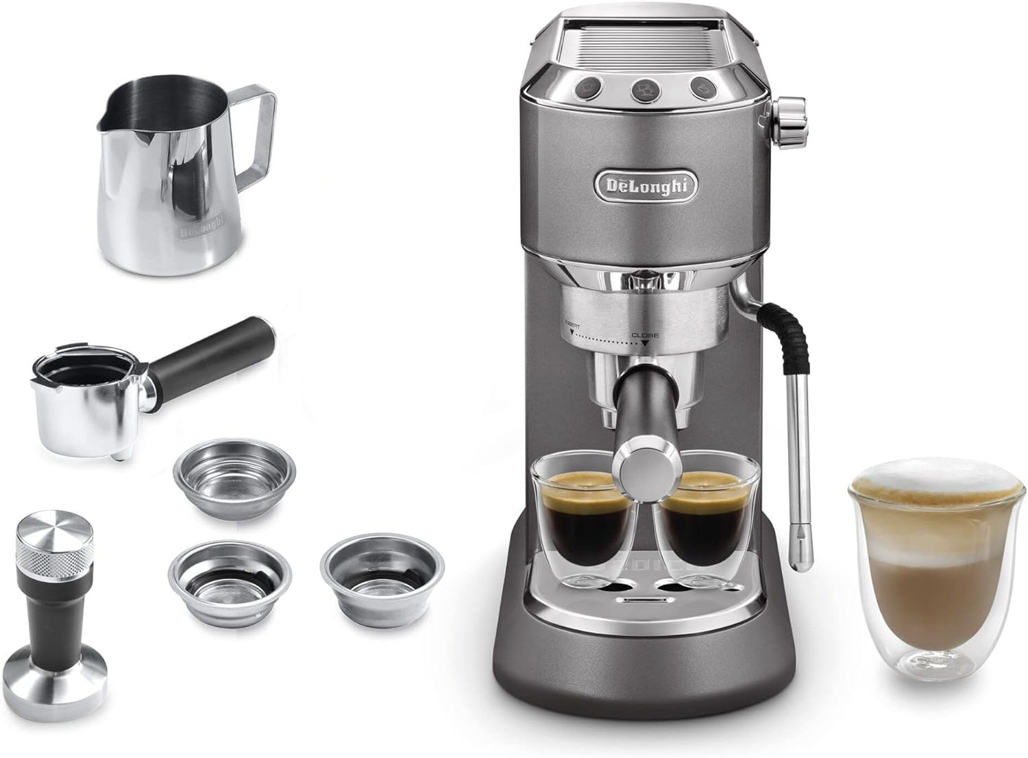 De Longhi Dedica Arte EC885.GY manual coffee machine