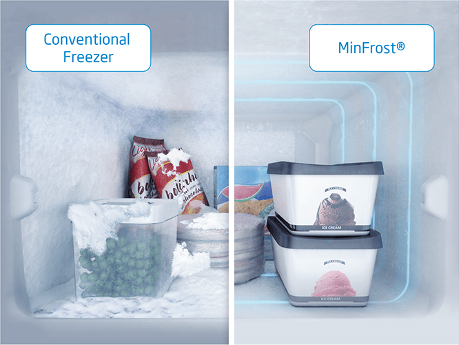 Beko BCSA285K4SN combined built-in refrigerator 