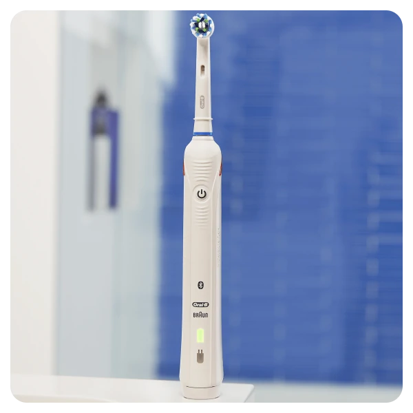 Oral-B Smart 4 4100S White Electric Toothbrush with 2 Heads