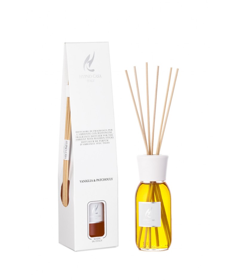 Room diffuser with sticks 100 ml. Vanilla and Patchouly