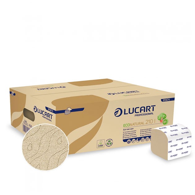 Pallet of 20 packs of 40 packs of Econatural 210I Interfolded toilet paper