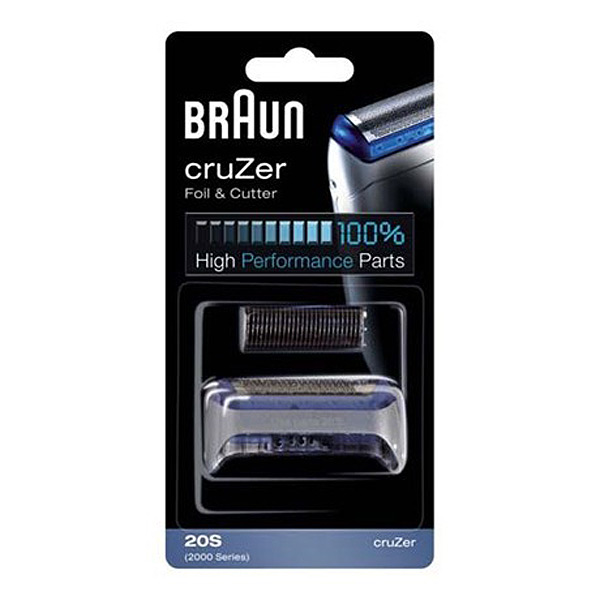 Braun Combi Pack Cruzer Razor Head (2000 Series) Silver