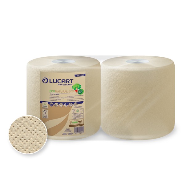 Pallet of 32 packs of 2 rolls of 800-tear paper Econatural 800 - Lucart