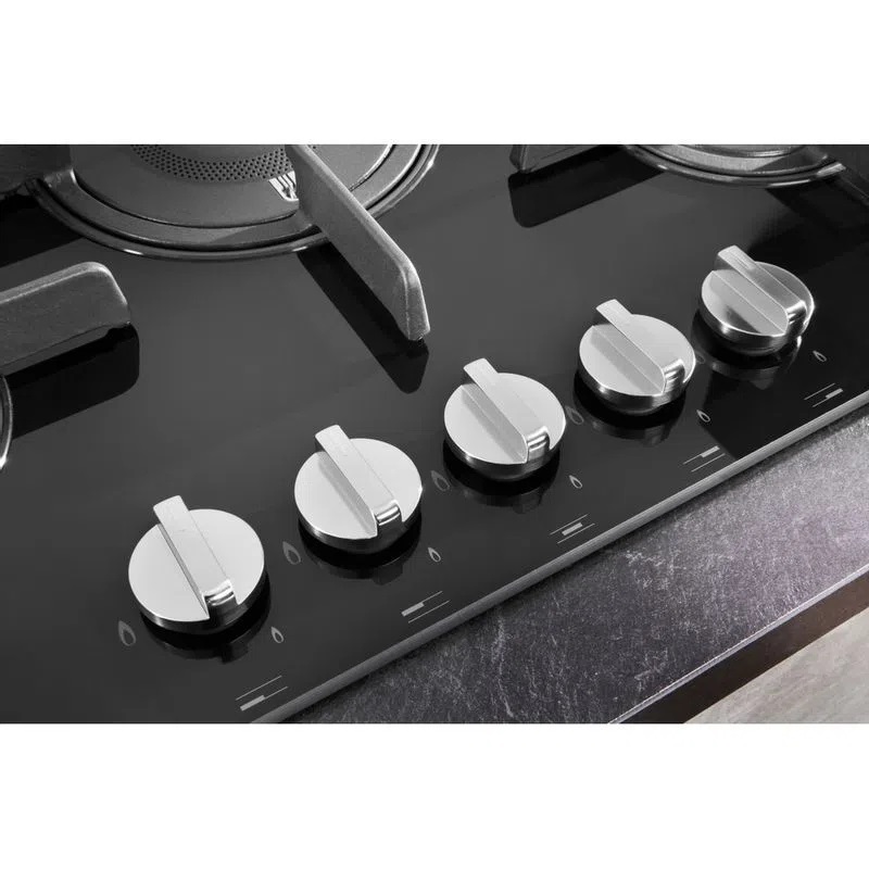 Hotpoint 5-Burner Gas Hob FTGHG 751 D/HA - Black