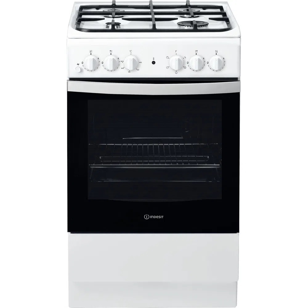 Indesit 50 cm IS5G4KHW/EU 4-burner stove with oven
