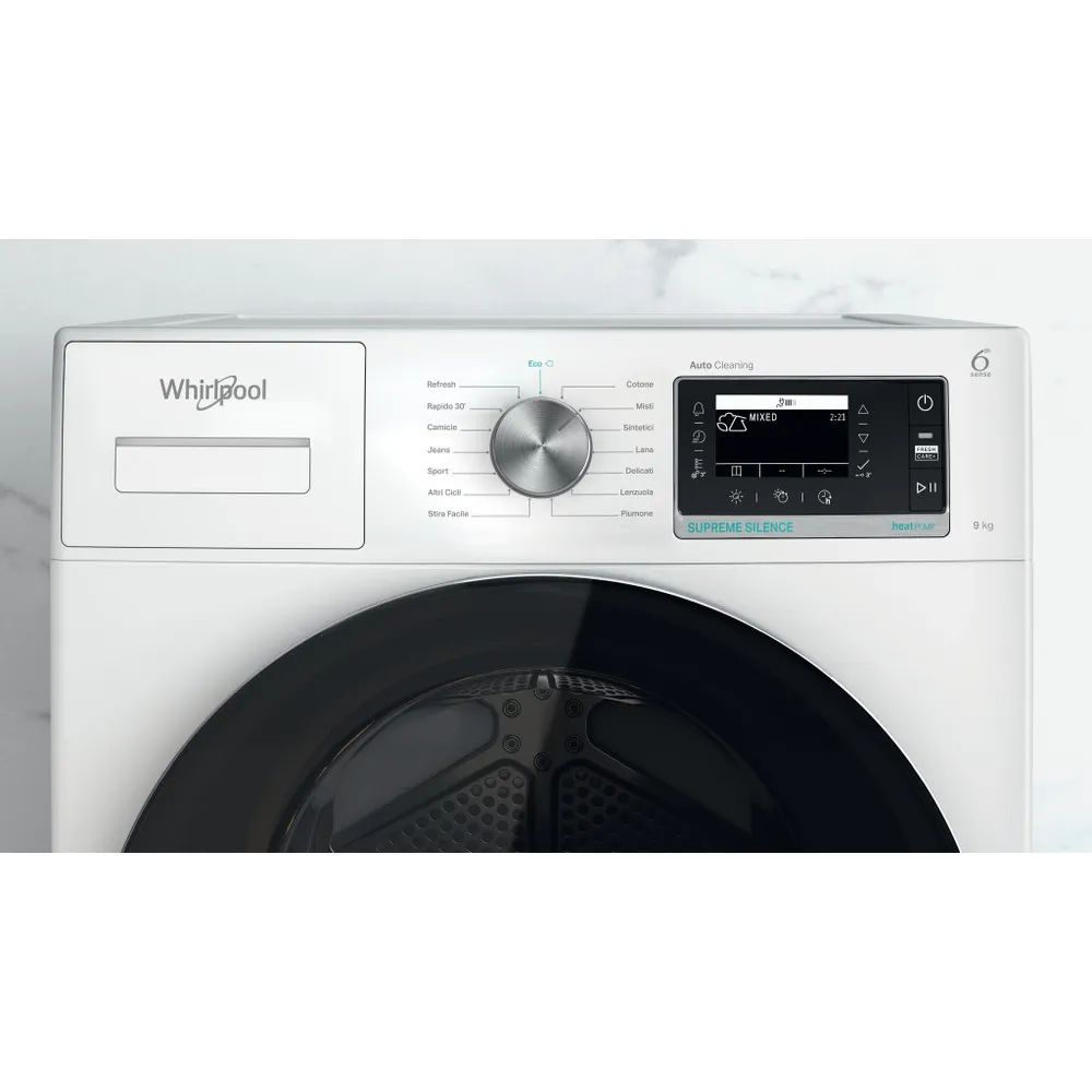 Whirlpool W7X D95WR IT 9 kg heat pump dryer