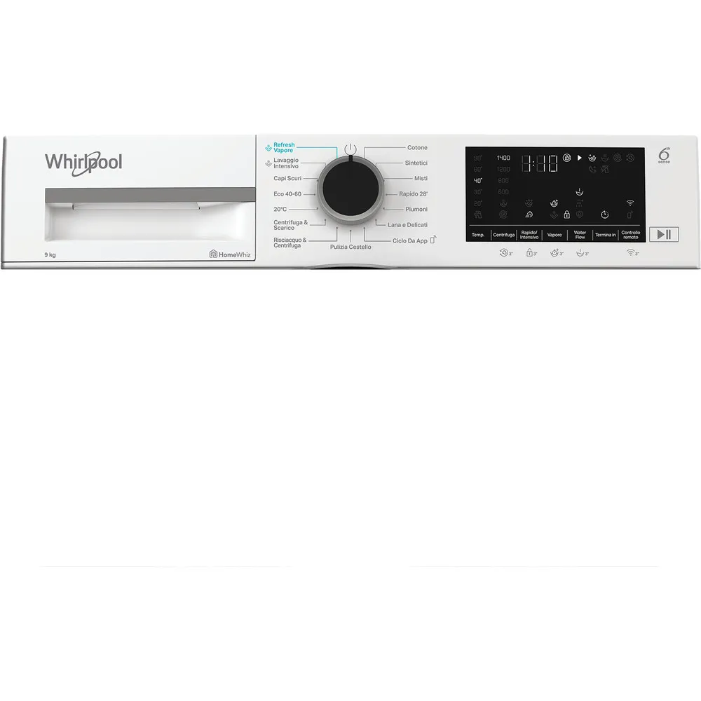 9 kg smart washing machine connected with Wi-Fi Whirlpool WAM 99WB IT
