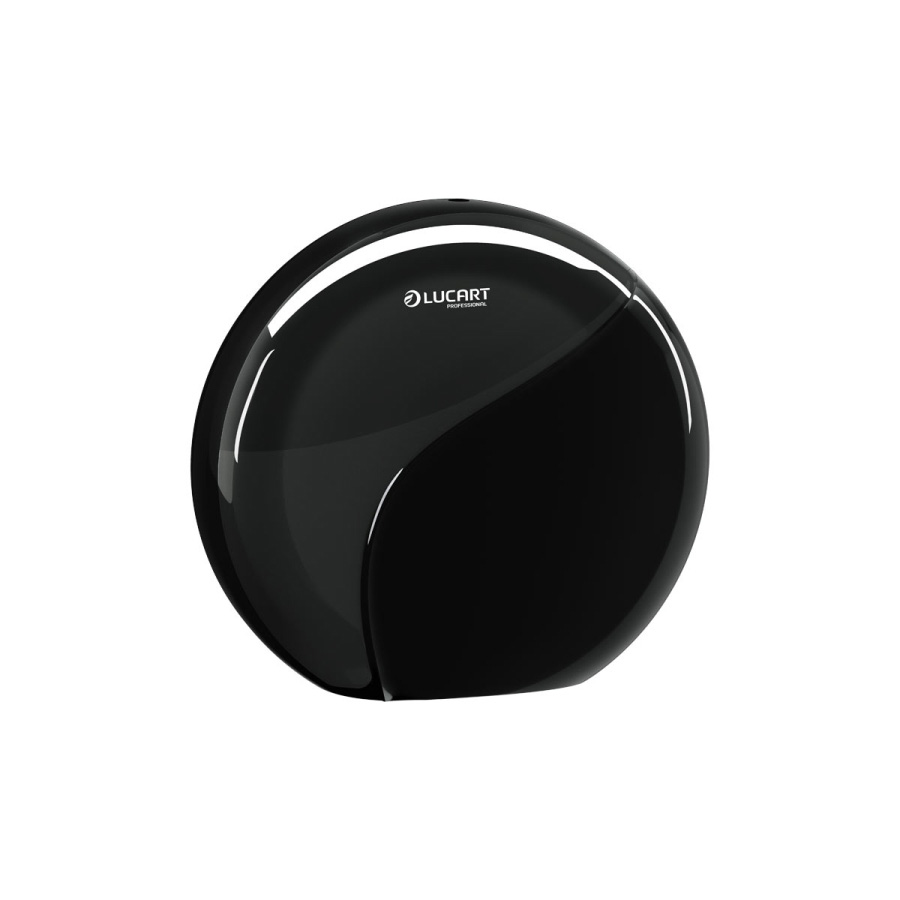 Mini Jumbo Identity Black Toilet Paper Dispenser