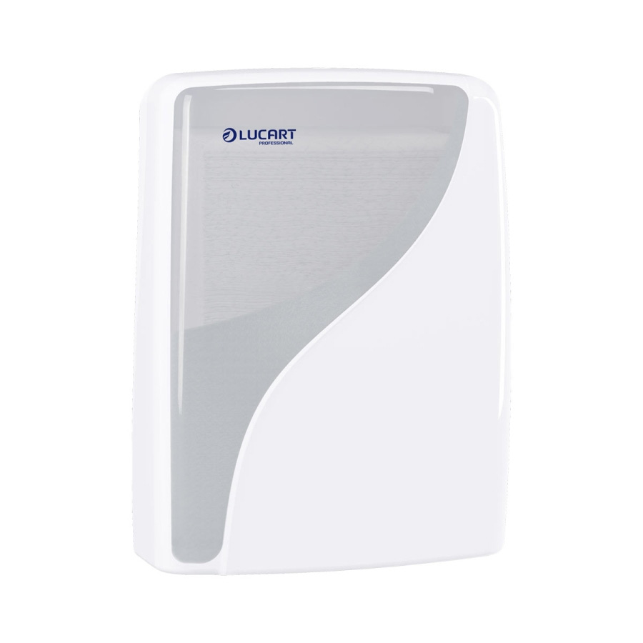 Identity White Folded Towel Dispenser