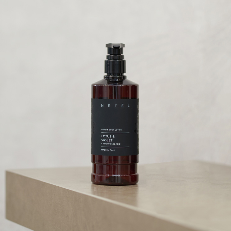 Lotus and Violet body and hand cream 480 ml - Nefel