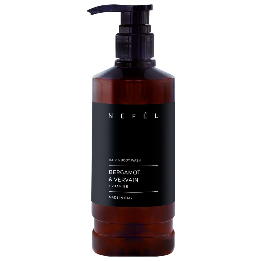 Bergamot and Vervain hotel shower shampoo 480 ml - Nefel