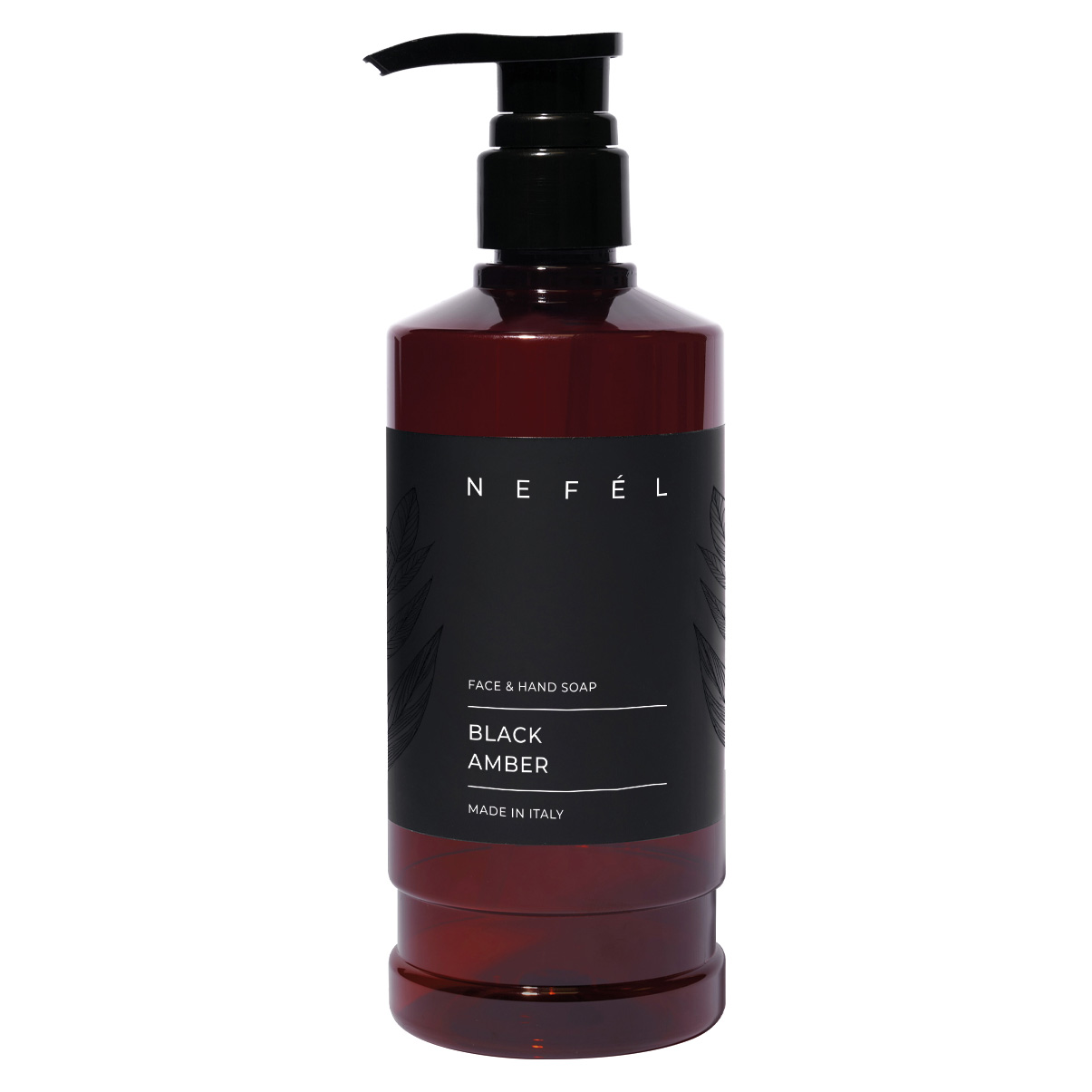 Black Amber Face and Hand Soap 480 ml - Nefel