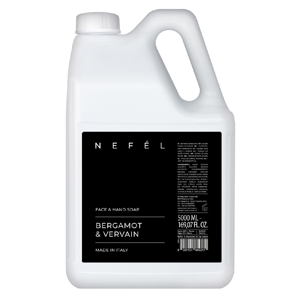 Bergamot and Vervain face and hand soap 5 liters - Nefel