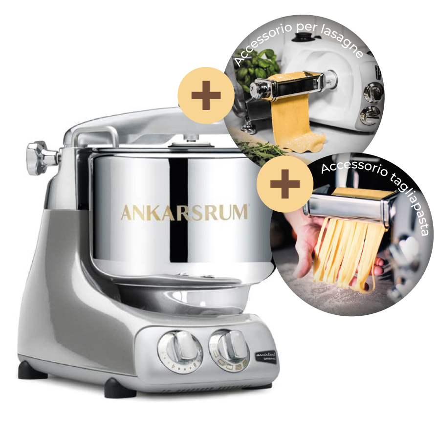 Ankarsrum Assistant Original 6230 Silver Stand Mixer