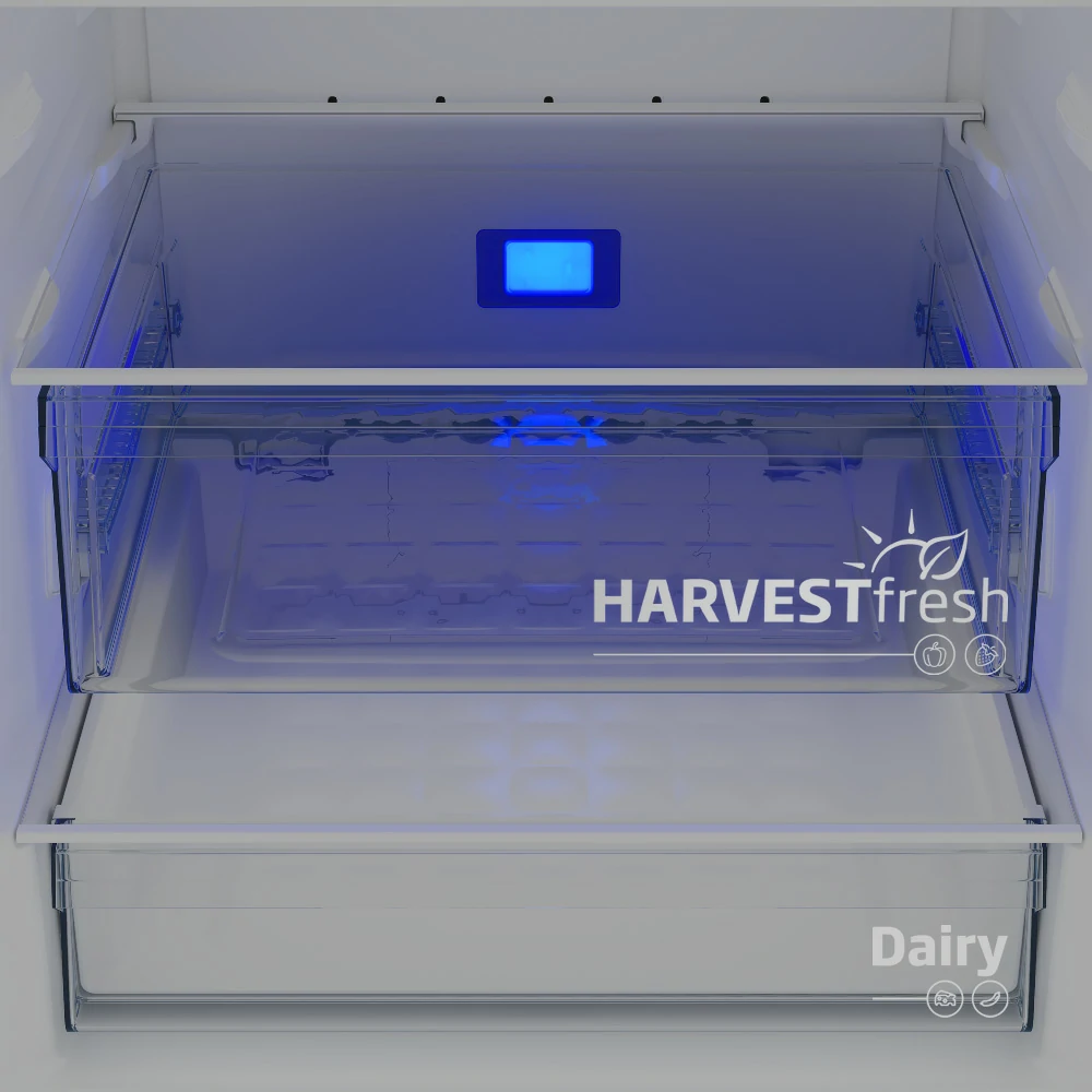 Beko no frost 561LT E 70CM GREY combined refrigerator B3RCNE564HG