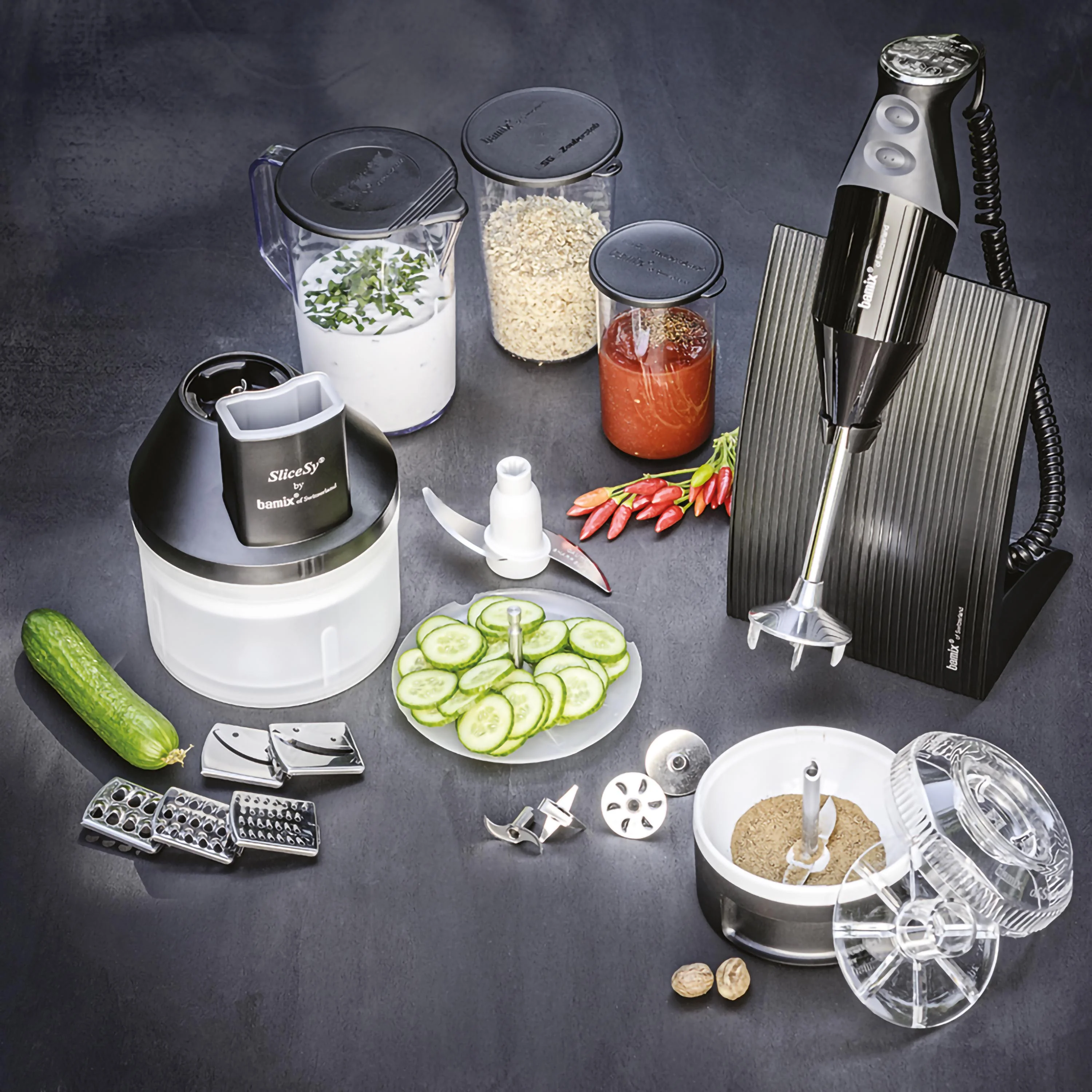 Bamix SuperBox Immersion Blender - Black