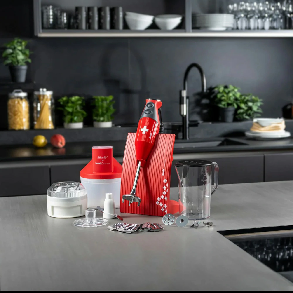 Bamix SuperBox Immersion Blender Red