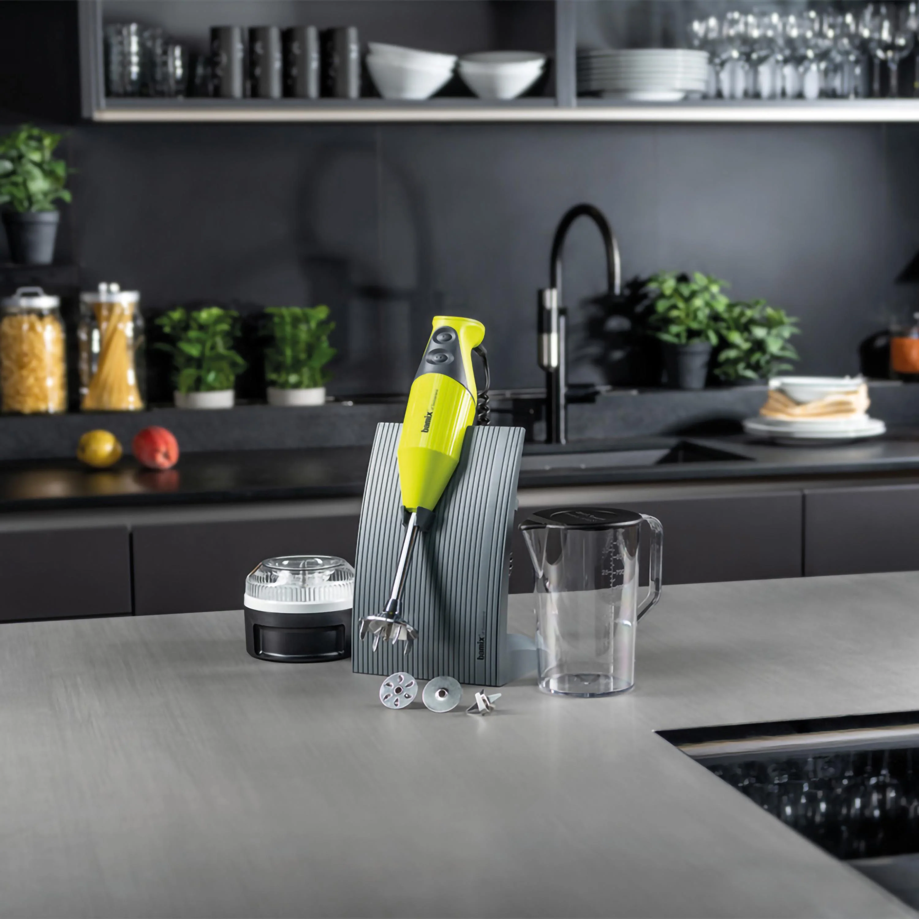 Bamix SwissLine Lime immersion blender