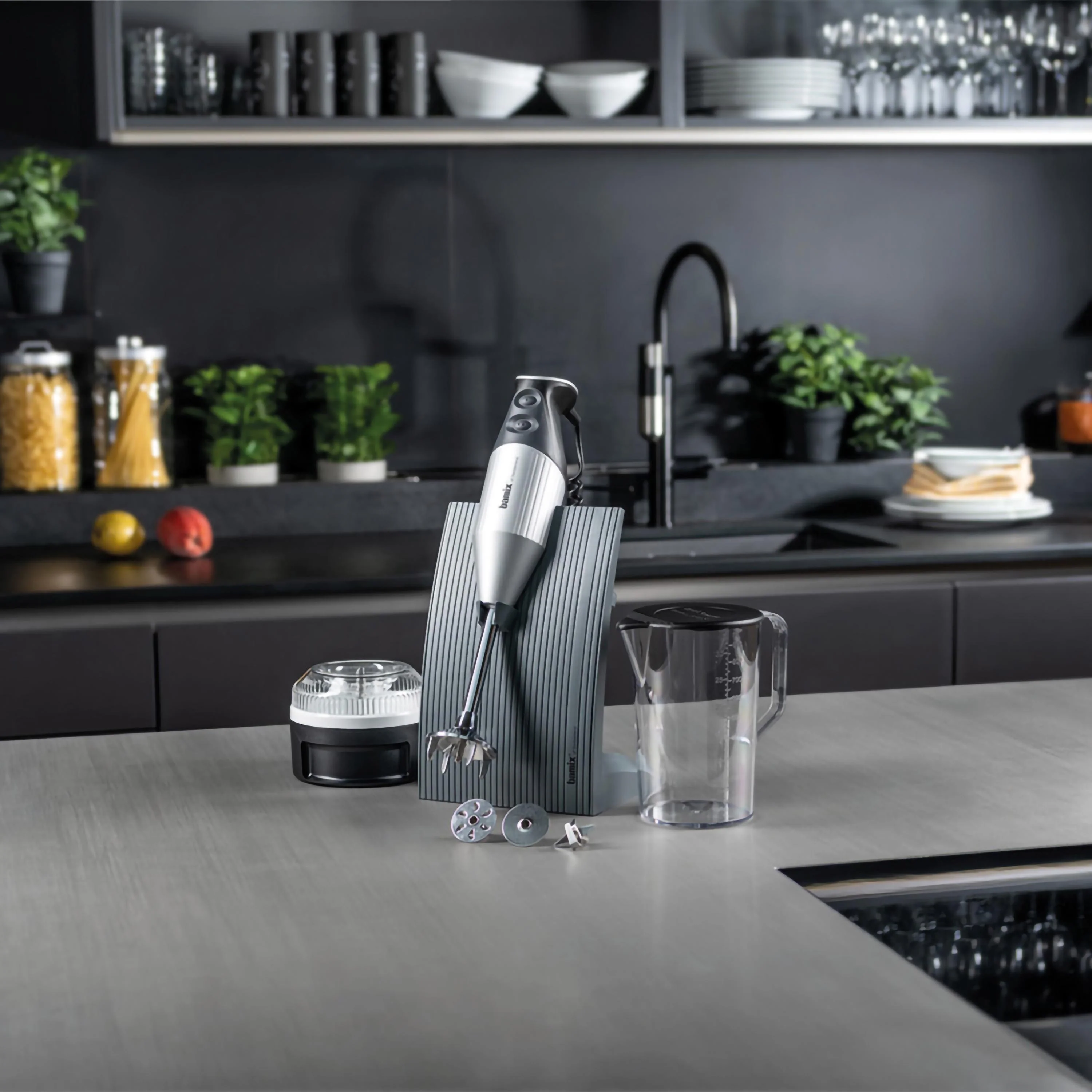 Bamix SwissLine Silver immersion blender