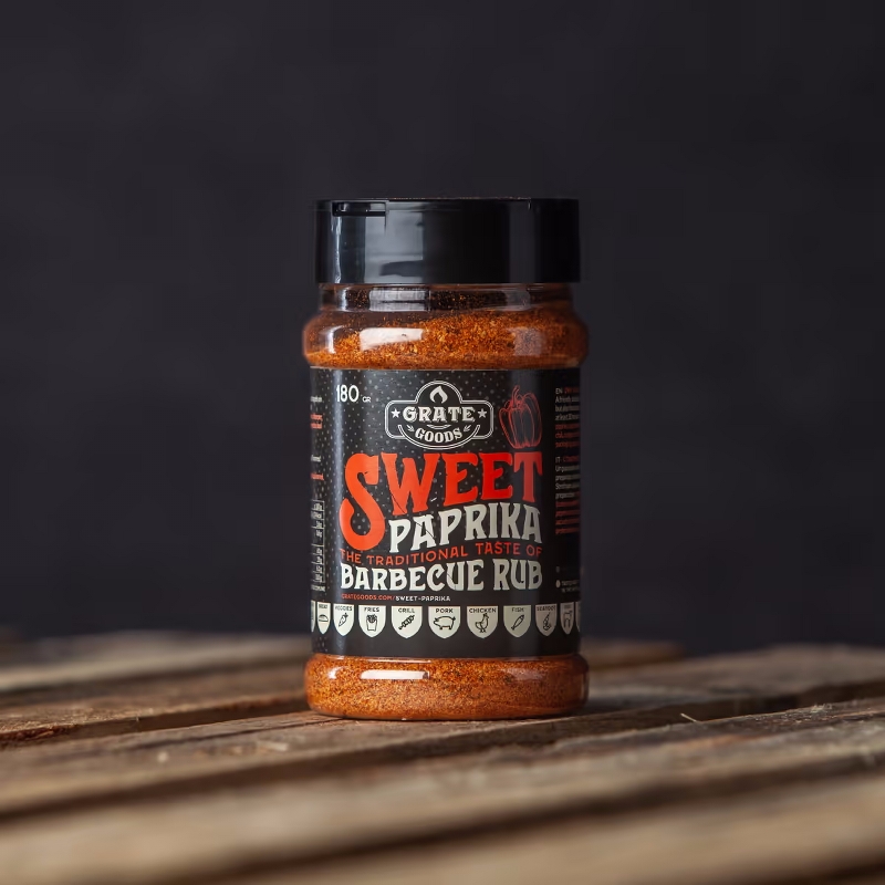 Rub Barbecue Sweet Paprika 180 g Grate Goods