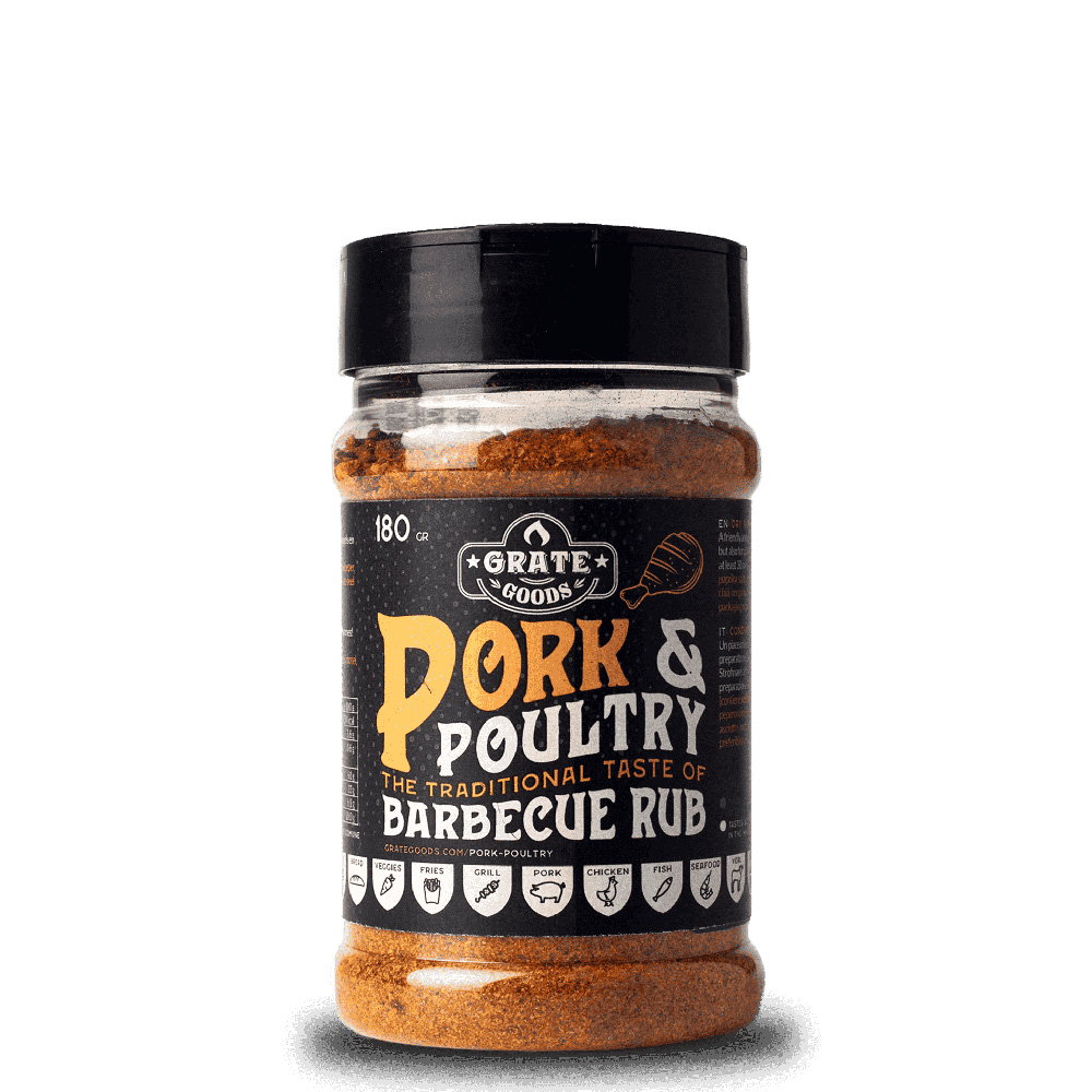 Rub Barbecue Pork & Poultry 180 g Grate Goods