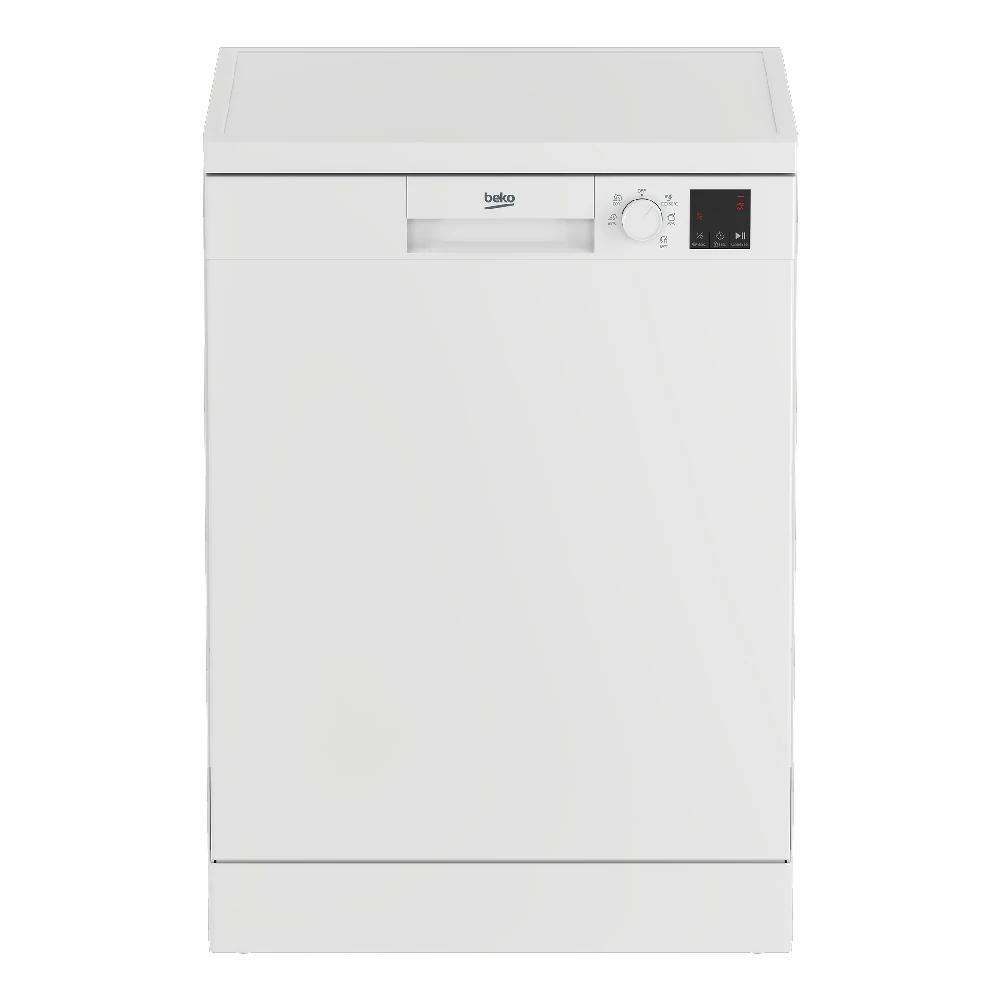 Beko 13 COVERED FREESTANDING DISHWASHER WITH WHITE DISPLAY DVN05320W