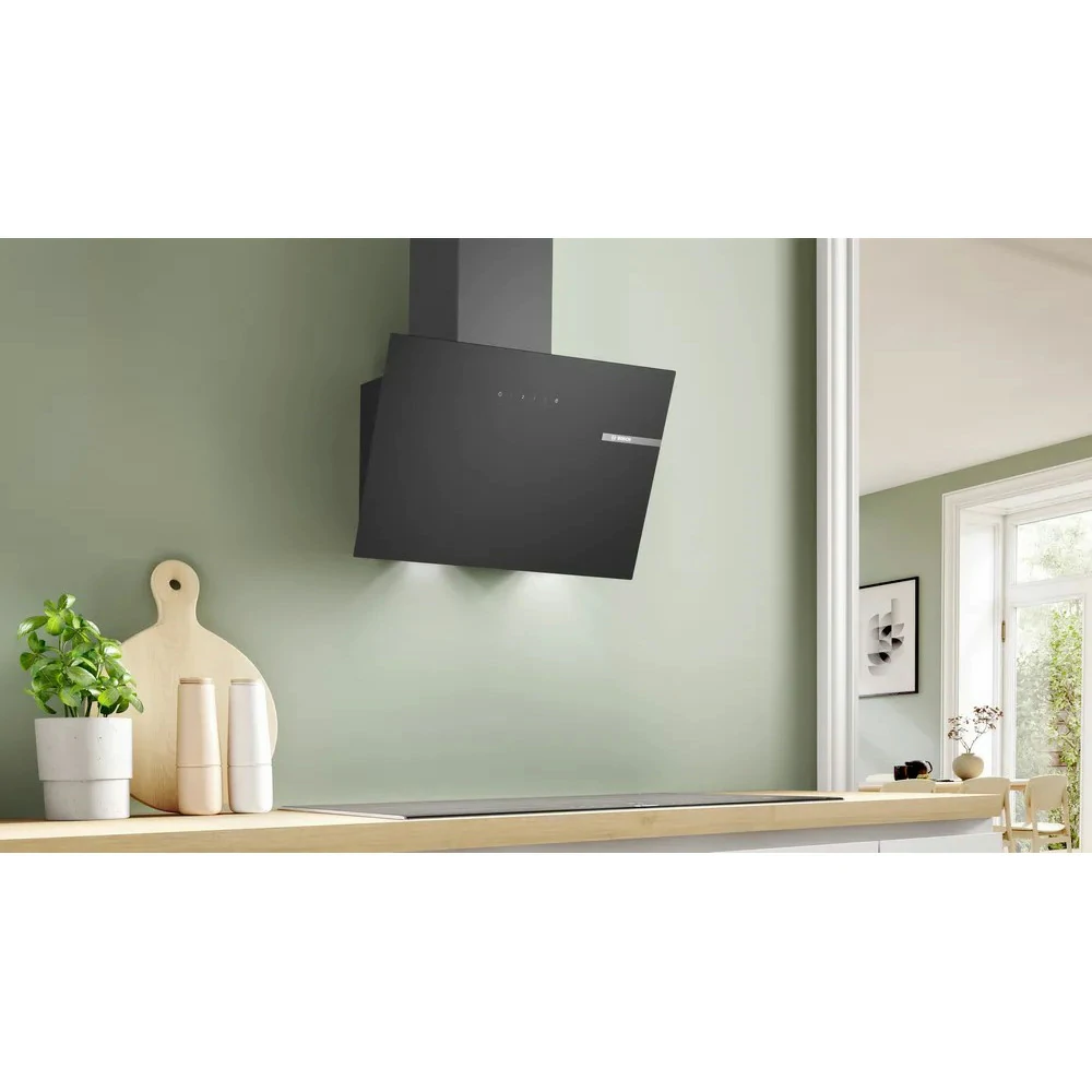 Bosch wall-mounted kitchen hood 60cm 220W BLACK LED LIGHT DWK65DK60