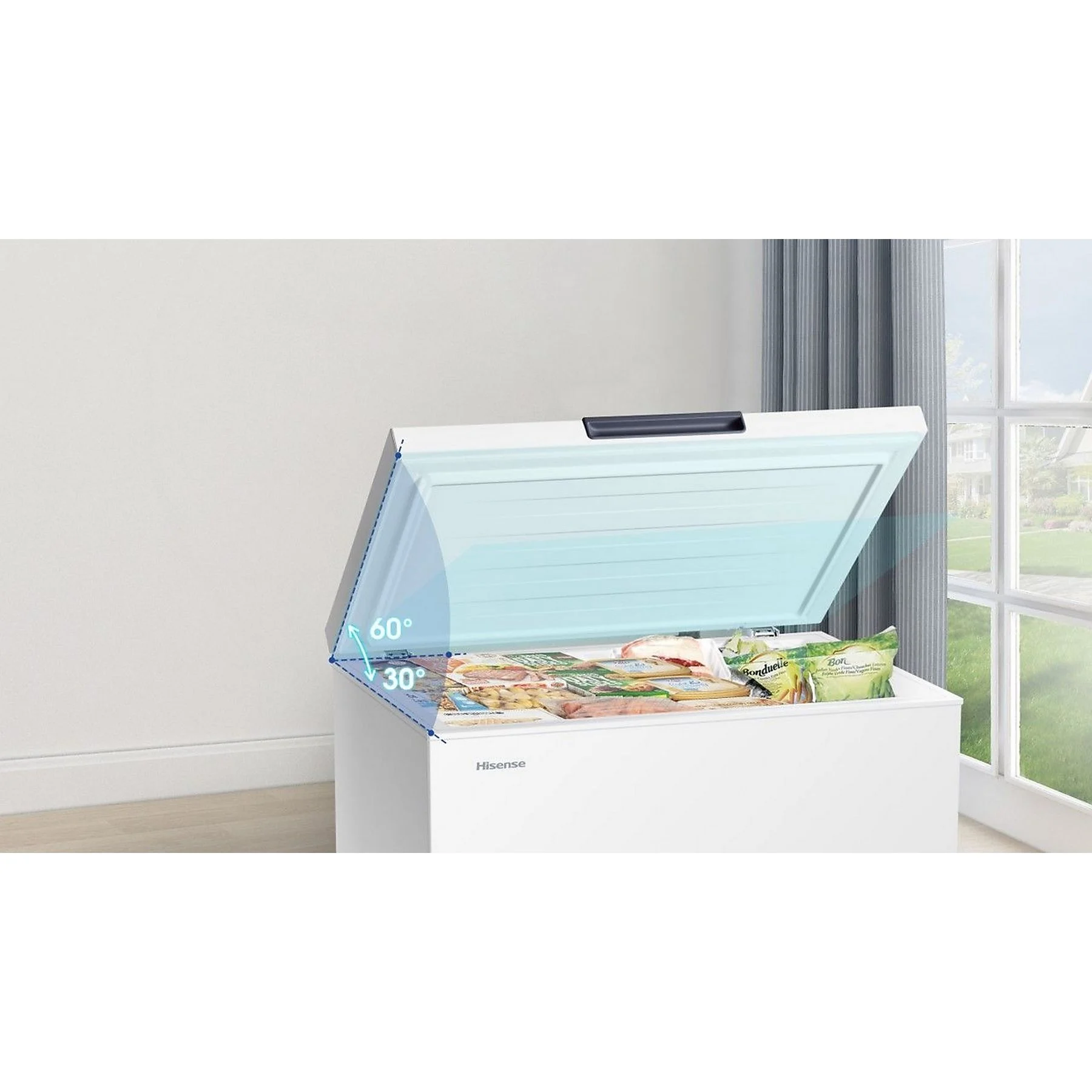 Hisense 191 LT AND WHITE FC247D4AWLE chest freezer