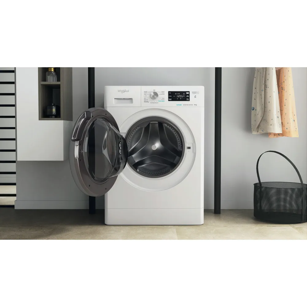 Washing machine 8 kg Whirlpool 6° SENSE STEAM AT 1400 RPM FFB 846 SV IT